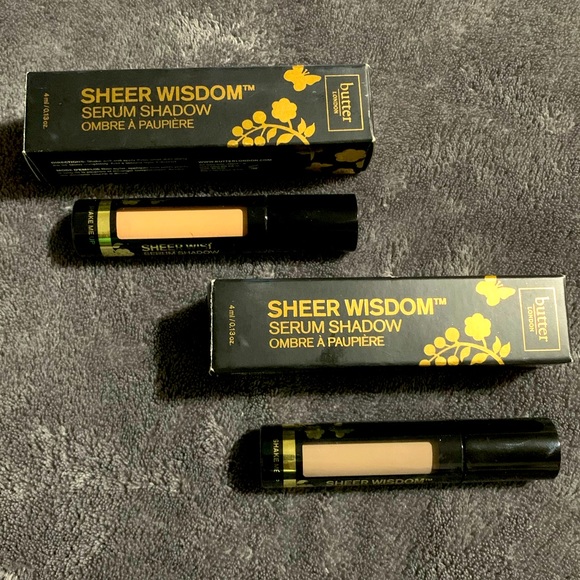 BUTTER LONDON Sheer Wisdom Serum Shadow *Lot of 2* NEW IN BOX - Picture 1 of 2